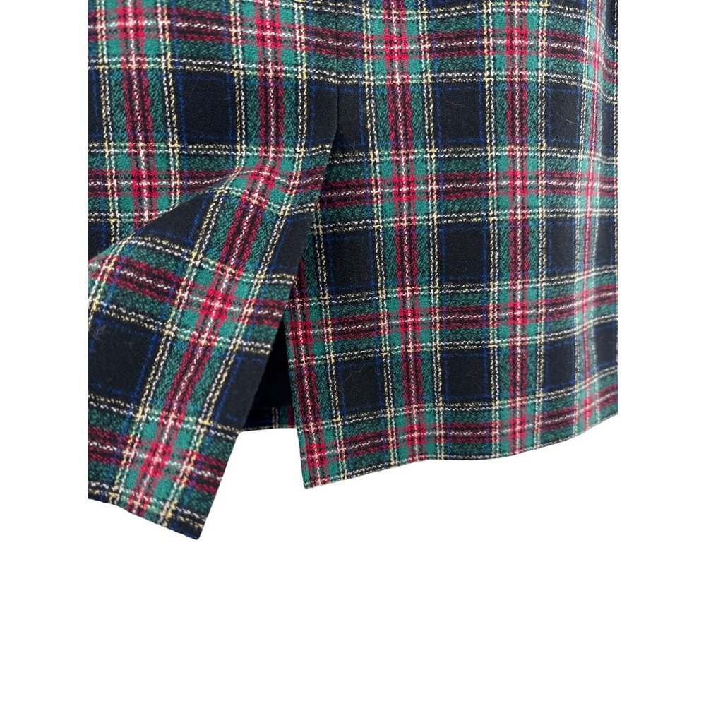 Pendleton Womens Black Stewart Tartan Wool Skirt Size 4 - Picture 3 of 7